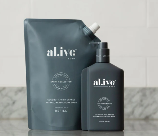 ALIVE BODY | Coconut & Wild Orange 1L Wash Refill