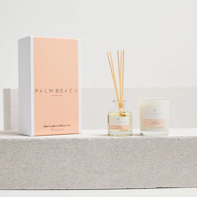 PALM BEACH | Watermelon Mini Candle & Diffuser Set