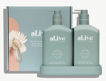 ALIVE BODY - Kaffir Lime & Green Tea Wash & Lotion Duo