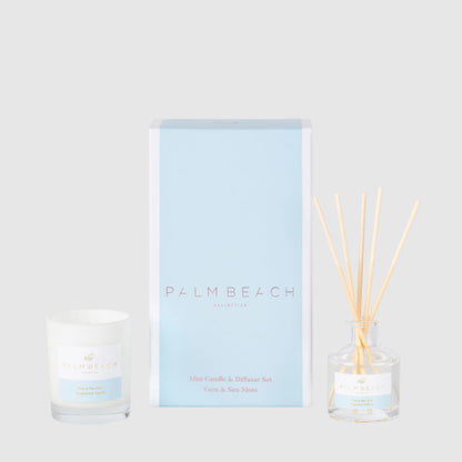 PALM BEACH | Yuzu & Seamoss Mini Candle & Diffuser Set